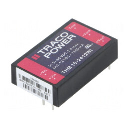 Convertor DC/DC 15W 9-36V la 12V 1250mA | Electronic-mag.ro | Componente Electronice
