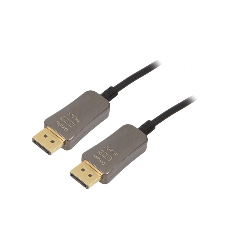 Cablu DisplayPort 1.4 Optic 10m Negru Metalic | Electronic-mag.ro | Componente Electronice Cablu DisplayPort 1.4 Optic 10m Negru Metalic | Electronic-mag.ro | Componente Electronice