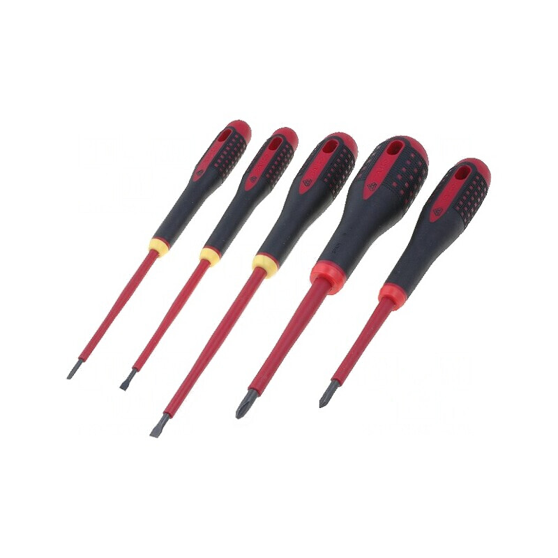 Kit Șurubelnițe Izolate 1kVAC Phillips și Plată 5 Buc. BE-9881S | Electronic-mag.ro | Componente Electronice Kit Șurubelnițe Izolate 1kVAC Phillips și Plată 5 Buc. BE-9881S | Electronic-mag.ro | Componente Electronice