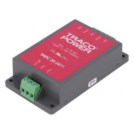 Convertor DC/DC 20W 9-36V la 5.1V 4A | Electronic-mag.ro | Componente Electronice