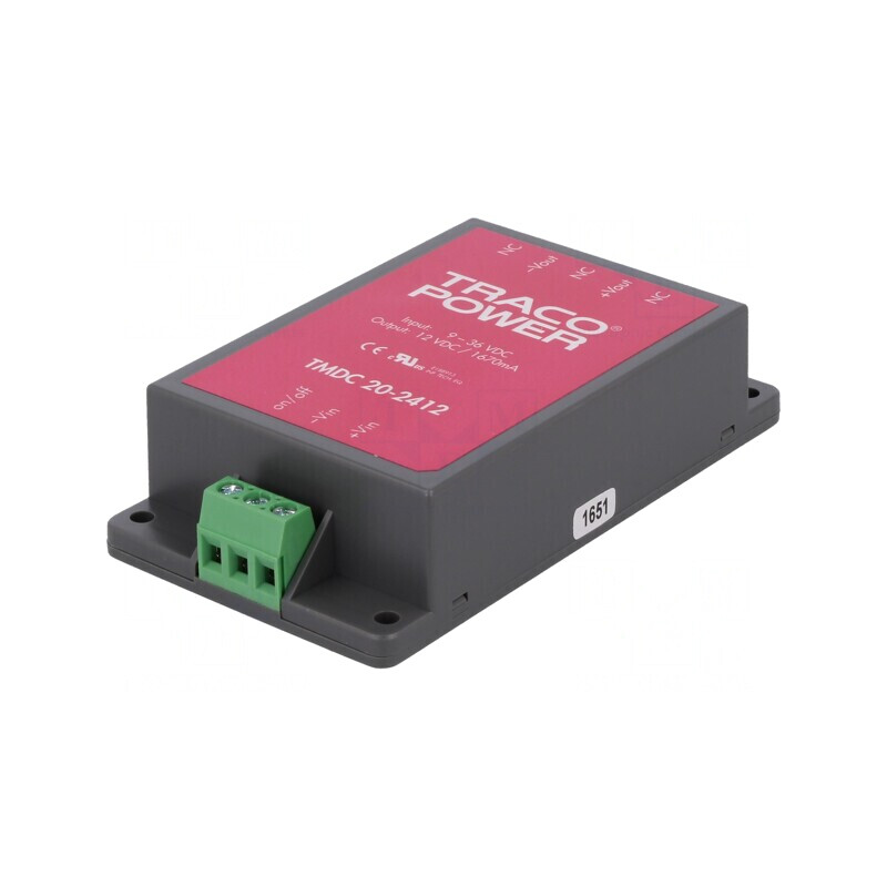 Convertor DC/DC 20W 9-36V la 12V 1670mA | Electronic-mag.ro | Componente Electronice Convertor DC/DC 20W 9-36V la 12V 1670mA | Electronic-mag.ro | Componente Electronice