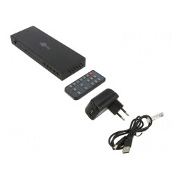 Switch HDMI 1.4 Negru cu 4 Porturi | Electronic-mag.ro | Componente Electronice