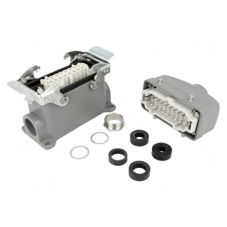 Conector HDC Tată Mamă 16B 16P | Electronic-mag.ro | Componente Electronice