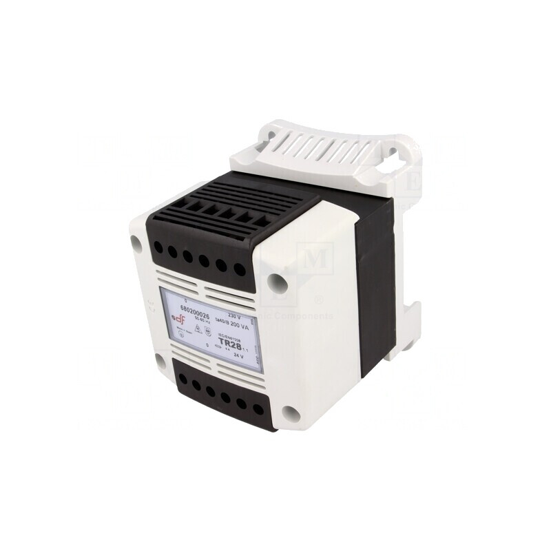 Transformator Alimentare 200VA 230V AC 24V DIN Rail | Electronic-mag.ro | Componente Electronice