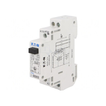 Releu bistabil de impulsuri 2x16A IP20 | Electronic-mag.ro | Componente Electronice