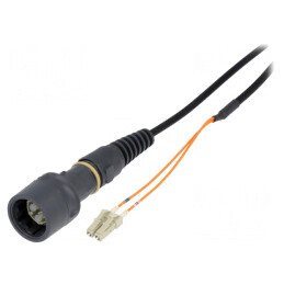 Patch Cord Fibră Duplex Multimod Baionetă | Electronic-mag.ro | Componente Electronice