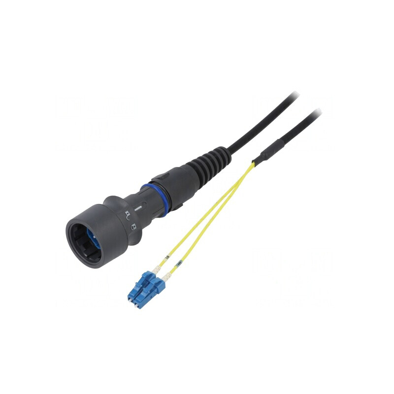 Patch Cord Fibră Optică Duplex Monomod Baionetă | Electronic-mag.ro | Componente Electronice