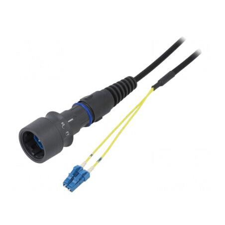 Patch Cord Fibră Optică Duplex Monomod Baionetă | Electronic-mag.ro | Componente Electronice