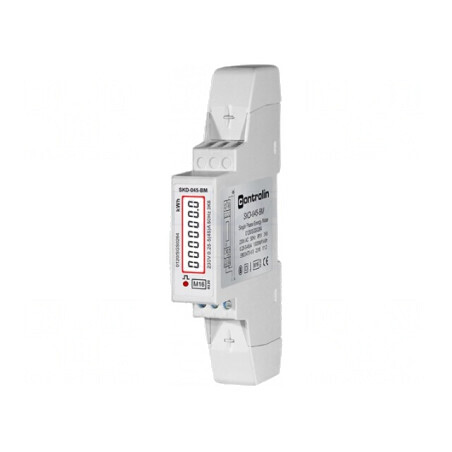 Contor Digital LCD pentru Șină DIN 1-Fază | Electronic-mag.ro | Componente Electronice