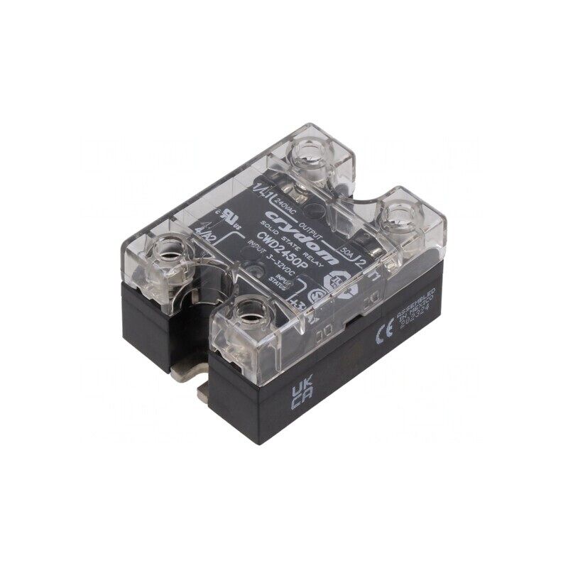 Releu Semiconductor 50A 1-Fazat 3-32VDC 24-280VAC | Electronic-mag.ro | Componente Electronice