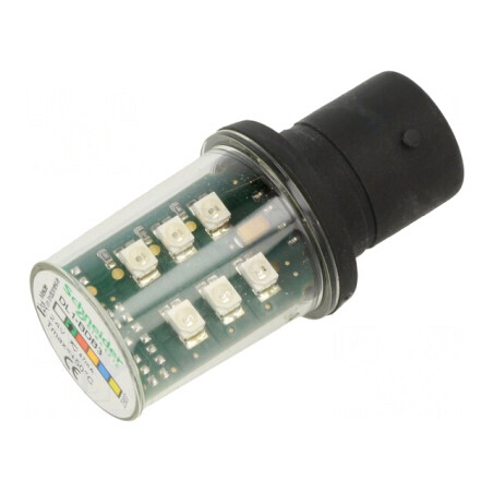 Lampă LED verde 24V BA15D | Electronic-mag.ro | Componente Electronice