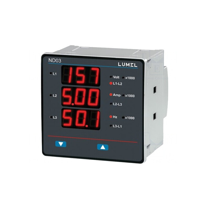 Aparat de Măsură Parametri de Rețea Digital pentru Montare ND03 | Electronic-mag.ro | Componente Electronice Aparat de Măsură Parametri de Rețea Digital pentru Montare ND03 | Electronic-mag.ro | Componente Electronice
