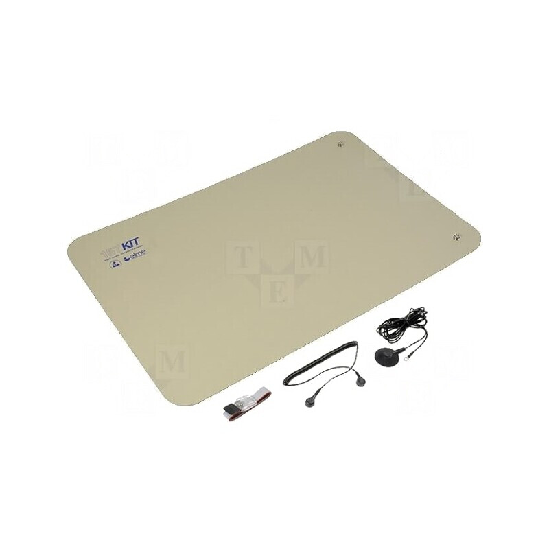 Kit Protecție Antistatică pentru Masă ESD Bej 0.9m x 0.6m | Electronic-mag.ro | Componente Electronice