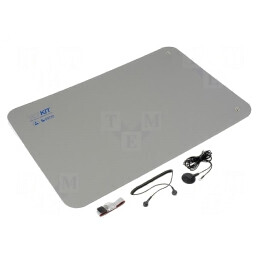 Kit Protecție Antistatică Masă ESD 0.9m x 0.6m Gri | Electronic-mag.ro | Componente Electronice