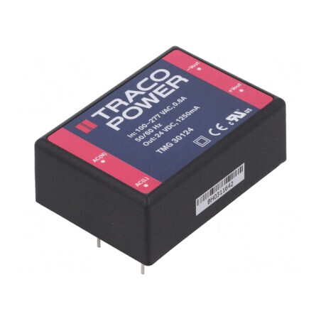 Convertor AC/DC 30W 24VDC TMG 30124 | Electronic-mag.ro | Componente Electronice