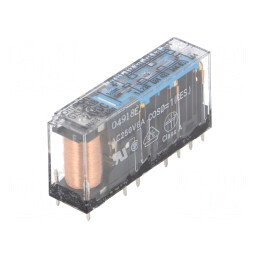 Releu electromagnetic 24VDC SPST-NO x5 SPST-NC x1 | Electronic-mag.ro | Componente Electronice