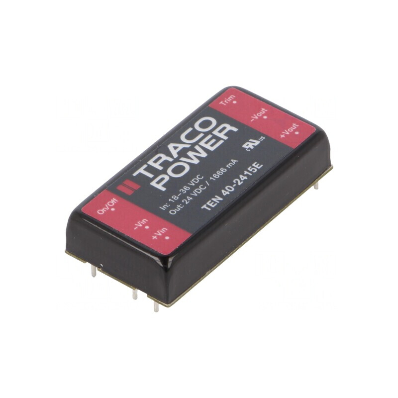 Convertor DC/DC 40W 18-36V la 24V 1666mA | Electronic-mag.ro | Componente Electronice Convertor DC/DC 40W 18-36V la 24V 1666mA | Electronic-mag.ro | Componente Electronice