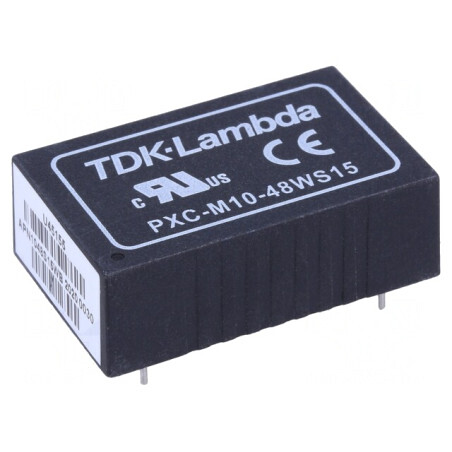 Convertor DC/DC 10W 18-75V la 15V 670mA DIP24 | Electronic-mag.ro | Componente Electronice