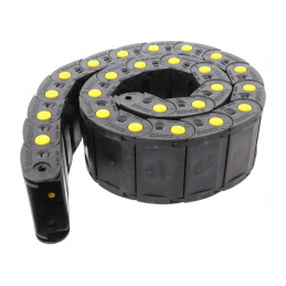 Ghidaj cu lanț MEDIUM, Raza îndoire 50mm, Lungime 1000mm, Interior 25mm | Electronic-mag.ro | Componente Electronice