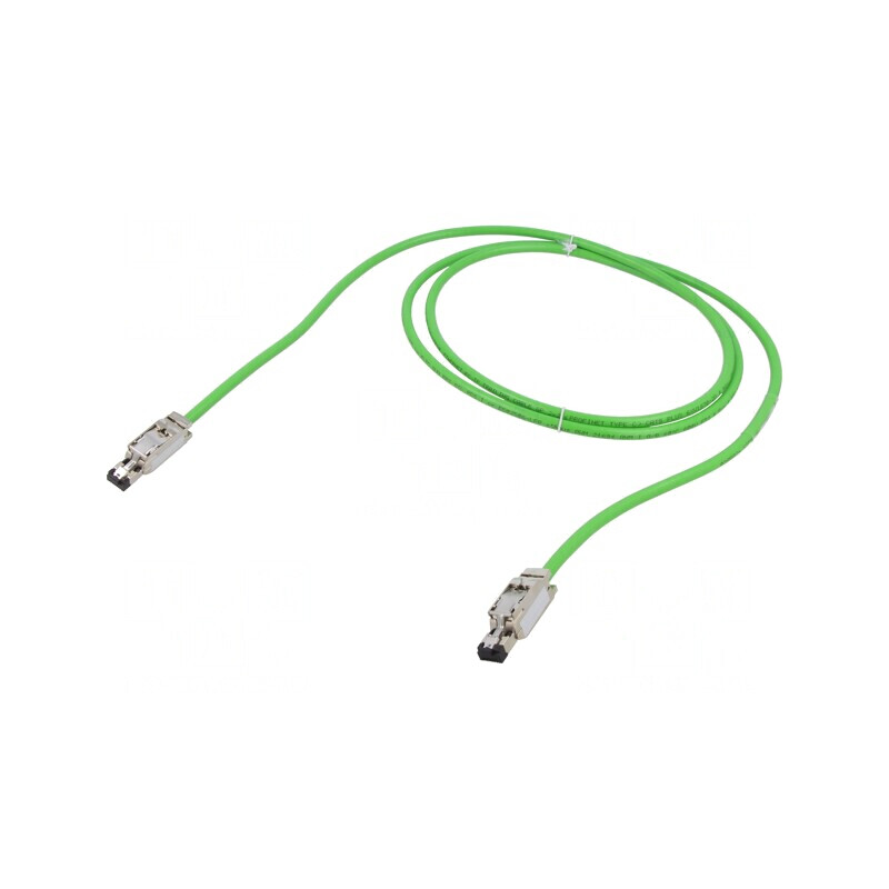 Patch cord S/FTP 5e PVC Verde 2m RJ45 | Electronic-mag.ro | Componente Electronice
