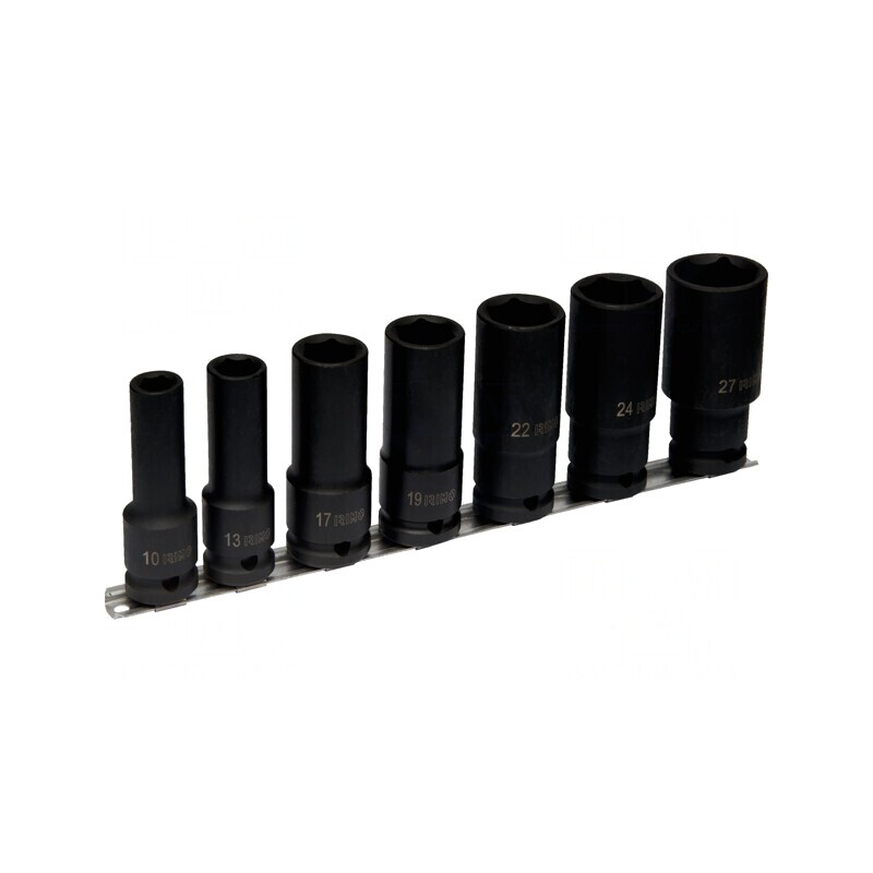 Set Chei Tubulare Impact 1/2" 7 Bucăți | Electronic-mag.ro | Componente Electronice