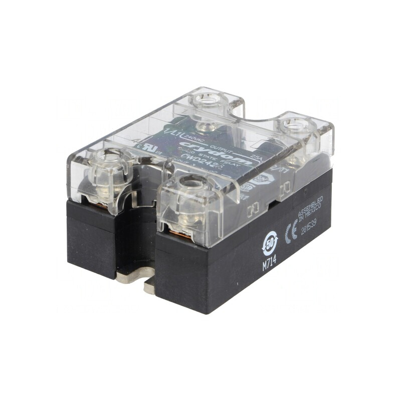 Releu Semiconductor 1-Fazat 25A 3-32VDC 24-280VAC | Electronic-mag.ro | Componente Electronice Releu Semiconductor 1-Fazat 25A 3-32VDC 24-280VAC | Electronic-mag.ro | Componente Electronice
