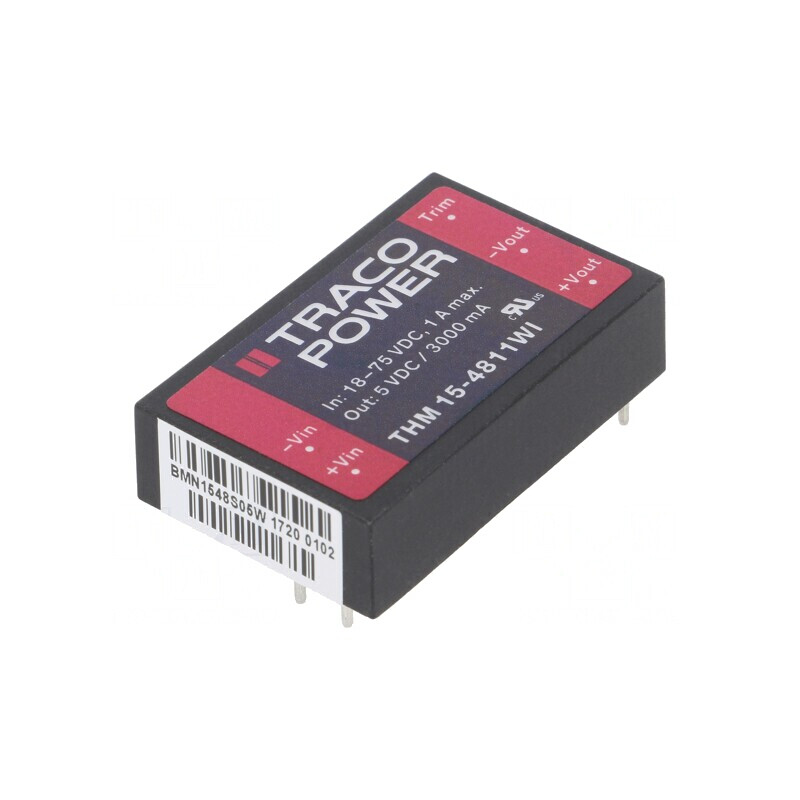 Convertor DC/DC 15W 18-75V la 5V 3000mA | Electronic-mag.ro | Componente Electronice Convertor DC/DC 15W 18-75V la 5V 3000mA | Electronic-mag.ro | Componente Electronice