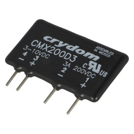 Releu Semiconductor 3A 200VDC THT SIP | Electronic-mag.ro | Componente Electronice