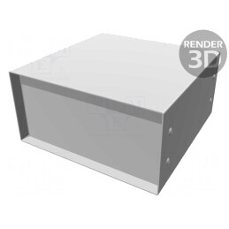 Carcasă cu Panou de Oțel 1458D4 203x203x102mm | Electronic-mag.ro | Componente Electronice