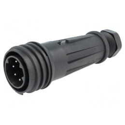 Conector circular mufă tată 7 pini filet exterior | Electronic-mag.ro | Componente Electronice
