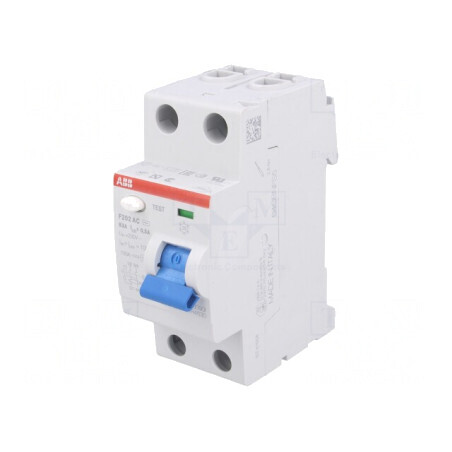 Întrerupător diferenţial 63A 500mA 2P 400VAC | Electronic-mag.ro | Componente Electronice