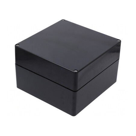 Carcasă universală poliester neagră 250x255x160mm | Electronic-mag.ro | Componente Electronice