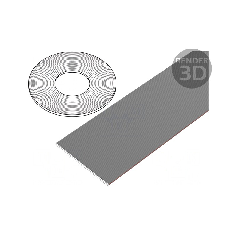 Cablu Bandă 1,27mm Cu 60x28AWG PVC | Electronic-mag.ro | Componente Electronice
