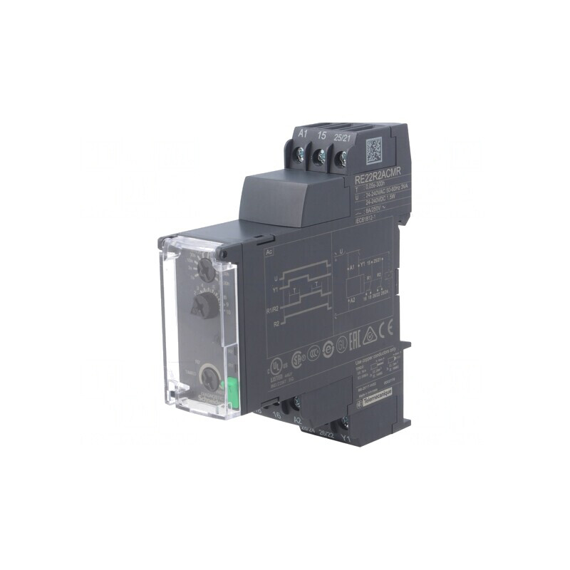 Timer Programabil DPDT 0,05s-300h 250VAC 8A 24-240V | Electronic-mag.ro | Componente Electronice