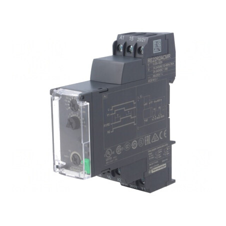 Timer Programabil DPDT 0,05s-300h 250VAC 8A 24-240V | Electronic-mag.ro | Componente Electronice