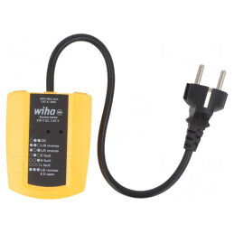 Tester prize electrice LED 230V EU WIHA | Electronic-mag.ro | Componente Electronice