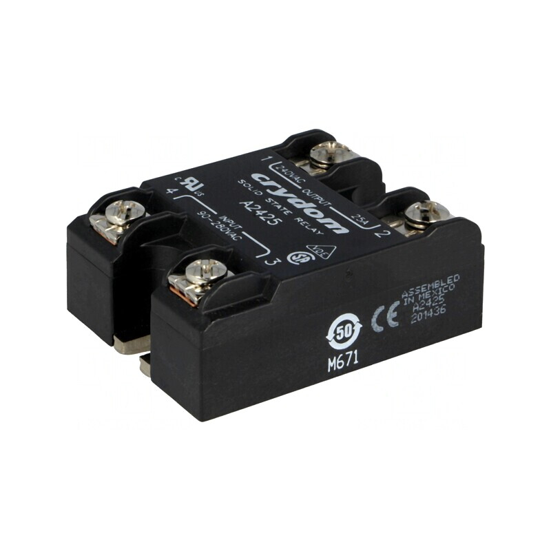 Releu Semiconductor 25A 1-fazat 24-280VAC | Electronic-mag.ro | Componente Electronice Releu Semiconductor 25A 1-fazat 24-280VAC | Electronic-mag.ro | Componente Electronice