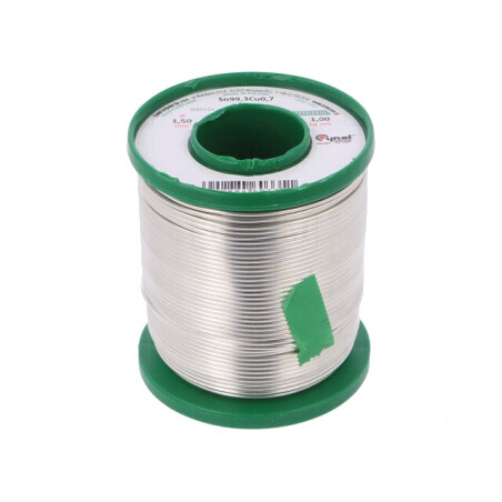Sârmă de lipit fără plumb 1,5mm 1000g | Electronic-mag.ro | Componente Electronice