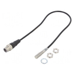 Senzor Inductiv PNP NO 0-1.2mm 10-30VDC M8 IP67 200mA | Electronic-mag.ro | Componente Electronice