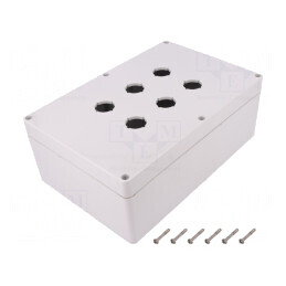 Carcasă Pilot IP66 UL94-5V 160x240x90mm | Electronic-mag.ro | Componente Electronice
