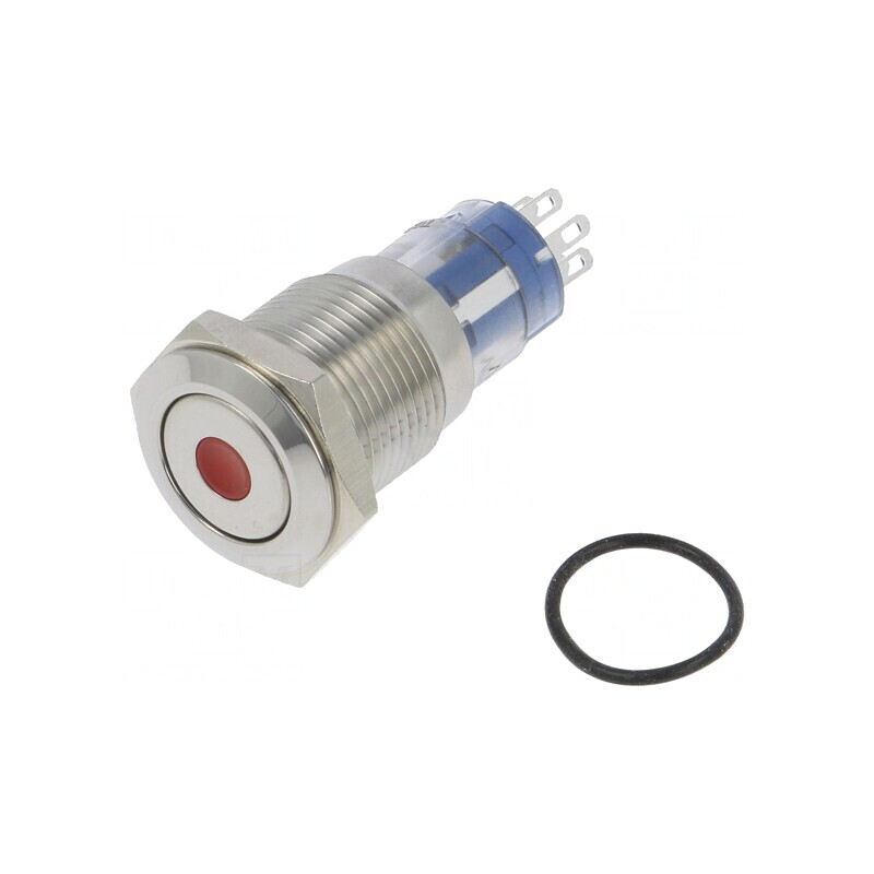 Comutator Anti-Vandalism DPDT 3A 250VAC IP67 Roșu | Electronic-mag.ro | Componente Electronice