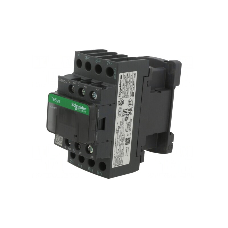Contactor 4P 24VDC 20A 4 Auxiliare | Electronic-mag.ro | Componente Electronice