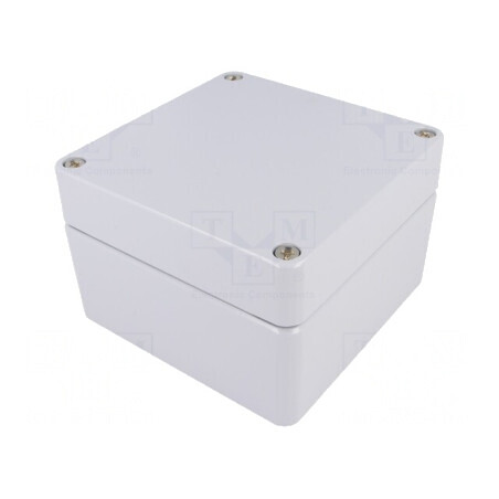 Carcasă universală aluminiu 140x140x91mm EUROMAS | Electronic-mag.ro | Componente Electronice