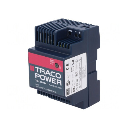 Alimentator Pulsatoriu DIN 50W 24V 2.1A | Electronic-mag.ro | Componente Electronice
