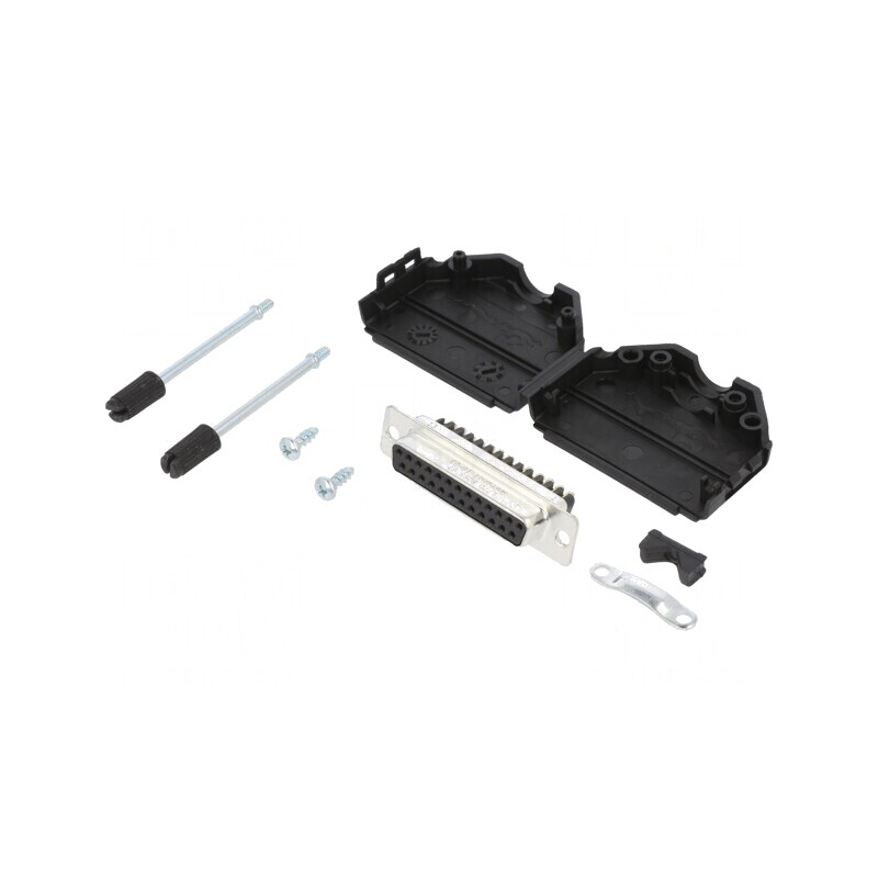 Conector D-Sub 25-Pin Mamă Drept cu Șurub pe Cablu | Electronic-mag.ro | Componente Electronice Conector D-Sub 25-Pin Mamă Drept cu Șurub pe Cablu | Electronic-mag.ro | Componente Electronice