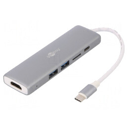Adaptor USB 3.0 Aluminiu Alb Gri | Electronic-mag.ro | Componente Electronice