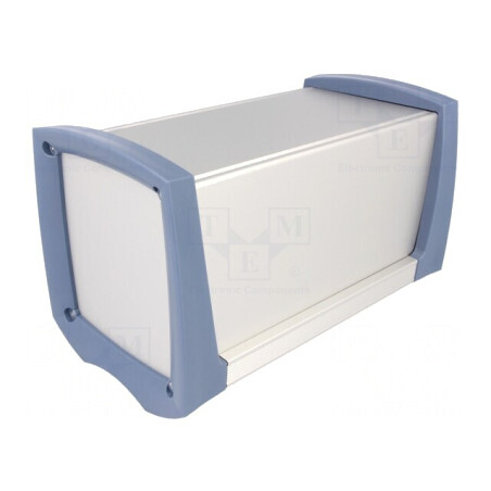 Carcasă aluminiu gri 127mm x 223mm x 135mm | Electronic-mag.ro | Componente Electronice