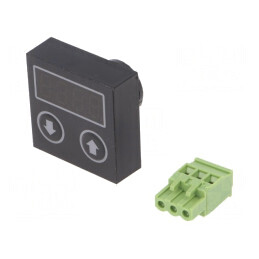 Indicator digital 22mm 12-24VDC IP65 | Electronic-mag.ro | Componente Electronice