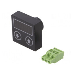Indicator Digital 22mm IP65 12-24VDC 25-60°C | Electronic-mag.ro | Componente Electronice