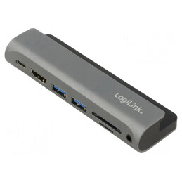 Stație de andocare aluminiu USB 3.2 cu mufă USB-C